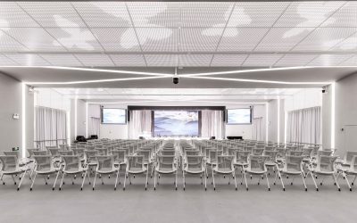 礼堂舞台面建成实景图